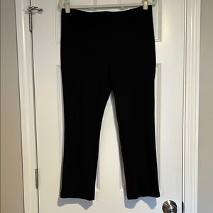 RAFAELLA Black Cropped Ponte Pants Women's Size Large